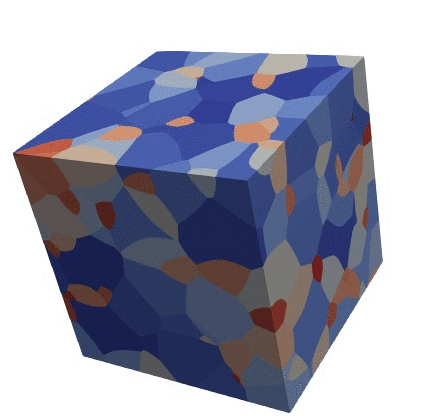 Synthetic polycrystalline microstructure